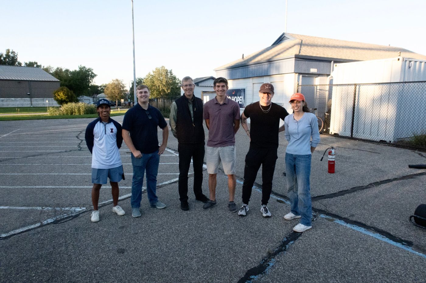 Calvin and Hope members at Drive Day